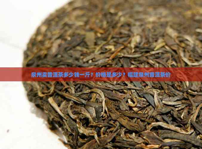PG电子泉州卖普洱茶多少钱一斤？价格是多少？福建泉州普洱茶价(图7)